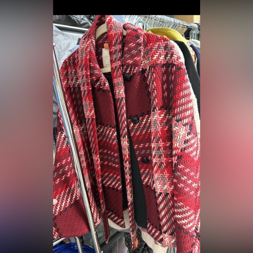 Cape jacket. Barely worn thick fabric for winter.